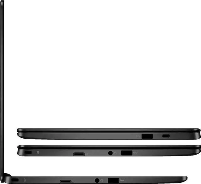 Alt view image 4 of 5 - ASUS 180-Degree Swivel Chromebook, 14" HD Display, Intel Celeron N3350 2 Core Processor, 4GB RAM, 32GB eMMC SSD, Intel HD Graphics 500, Webcam, WiFi, Bluetooth, Chrome OS, Grey