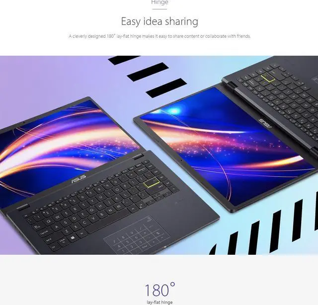 Alt view image 3 of 5 - ASUS Vivobook Go 14" FHD Laptop, Intel Celeron N4020, Wi-Fi 5, USB Type-C, 12Hrs Battery Life, Windows 11 Home in S Mode, w/HDMI (4GB RAM | 64GB SSD)