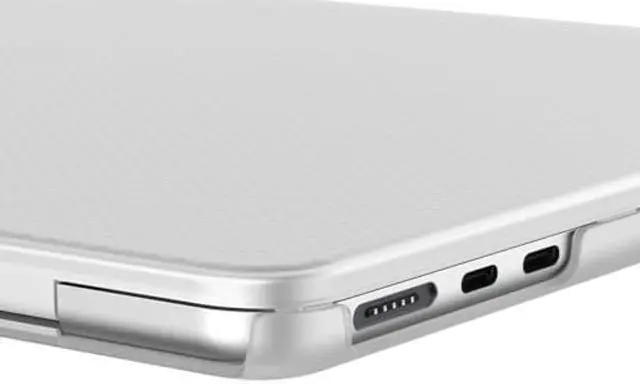 Alt view image 4 of 5 - Incase Apple MacBook Air Case - 15 inch - Hard Shell Laptop Case & MacBook Cover - Durable, Lightweight & Form-Fitting Protection for M2, 2023 Models with Dots (13 x 9 x 1 in.) - Clear