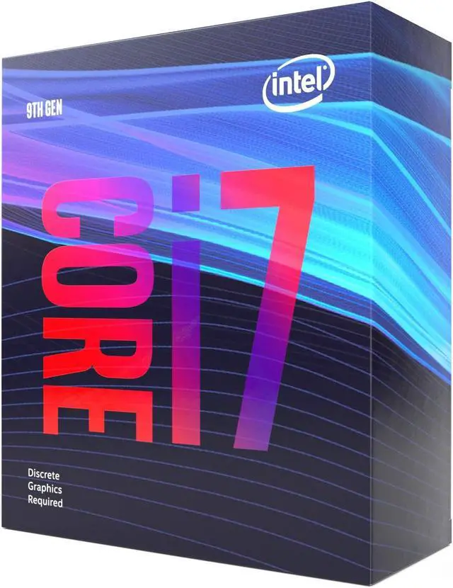 Alt view image 3 of 3 - Intel Core i7-9700F Desktop Processor 8 Core 3 GHz speed (Up to 4.7 GHz) Without Processor Graphics LGA1151 300 Series 65W (BX80684I79700F)
