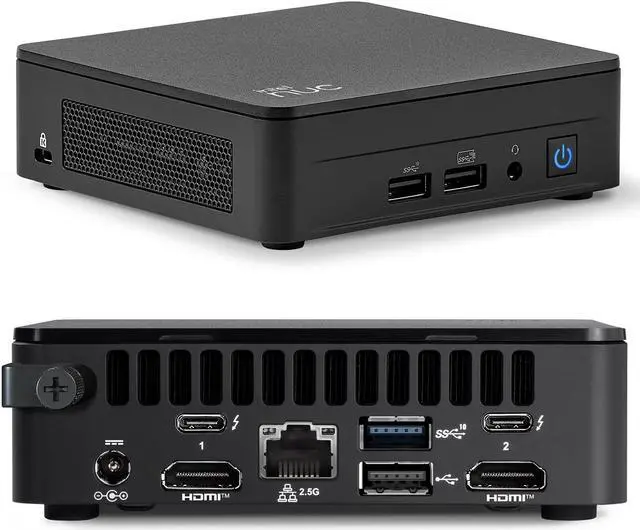 Main image of Intel NUC 13 Arena Canyon Mini PC NUC13ANKi5 Mini Desktop Computer/HTPC 13th Gen. Intel Core i5-1340P,12 Processor Cores (4P+8E), 16 Threads,WiFi 6, Bluetooth 5.3,Windows 11 Pro(Barebone)