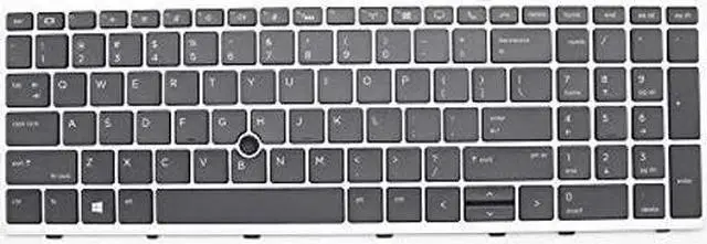 Main image of New Replacement Laptop Keyboard Compatible with HP Elitebook 850 g5 855 G5 850 G6 750 G5 755 G5 Zbook 15u G5 G6 US L11999-001 Backlit