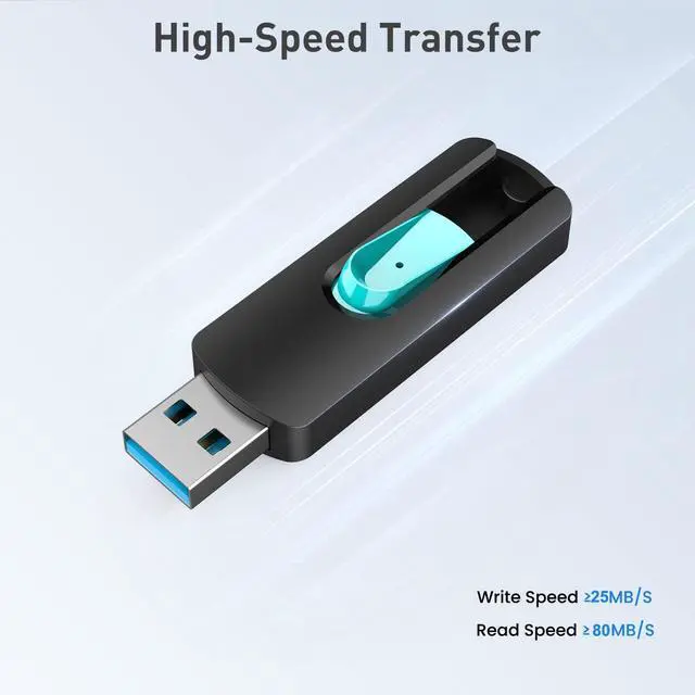 Alt view image 2 of 5 - Aiibe 128GB USB 3.0 Flash Drive 5 Pack 128GB Flash Drive USB 3.0 Thumb Drive Bulk USB Memory Stick Pen Drive Jump Drives 128GB USB Drive (5 Pack, Red Green Cyan Yellow Purple)