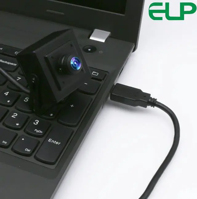 Alt view image 5 of 5 - ELP 180degree Fisheye Lens Wide Angle USB Camera 1080P Mini Box Webcam 1080P High Speed UVC USB2.0 PC Camera CMOS OV2710 100fps 60fps 30fps Video Webcam for Computer, Laptop, Jetson Nano