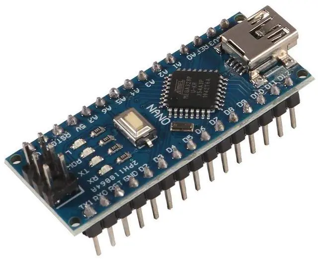 Alt view image 3 of 5 - AITRIP 10PCS for Nano V3.0 ATmega328P Nano Board CH340 5V 16M Microcontroller Board, Compatible with Arduino Electronics Development Board