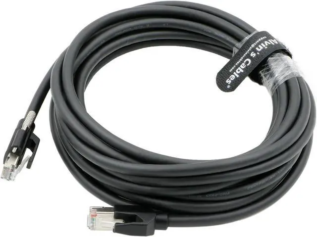 Main image of Alvin's Cables GigE Cat6 S STP Cable Screw Lock Horizontal RJ45 DrC for Basler Cameras 5M