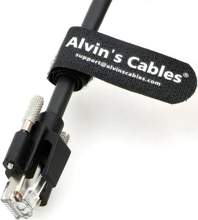 Alt view image 2 of 3 - Alvin's Cables GigE Cat6 S STP Cable Screw Lock Horizontal RJ45 DrC for Basler Cameras 5M