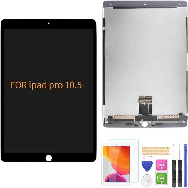 Main image of A-MIND for iPad Pro 10.5" 2017 A1701 A1709 LCD Display Touch Screen Assembly Replacement Parts, Tablet Front Panel & LCD Screen Repair,with Free Tool Set + Screen Protector (Black)
