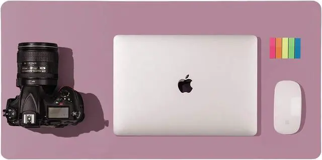 Alt view image 2 of 5 - Leather Desk Pad& Monitor Stand