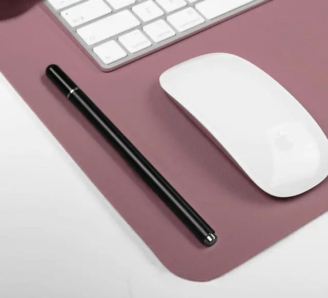 Alt view image 3 of 5 - Leather Desk Pad& Monitor Stand