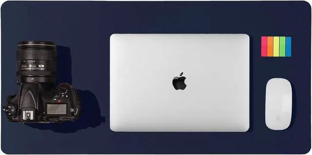 Alt view image 2 of 5 - Leather Desk Pad& Monitor Stand