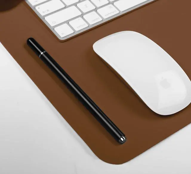 Alt view image 3 of 5 - Leather Desk Pad& Monitor Stand