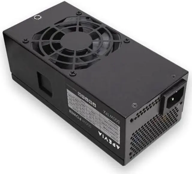 Main image of Apevia TFX-PFC500W TFX 500W Fixed Cables, Full Range Active PFC Computer Power Supply
