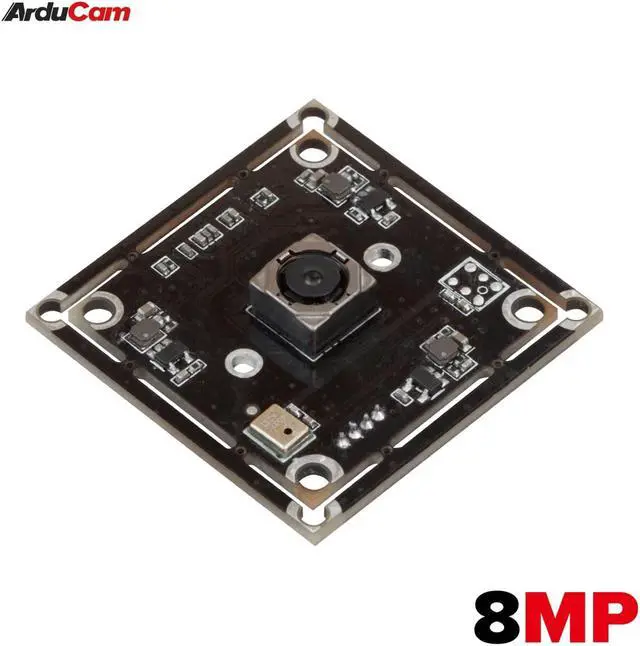 Alt view image 2 of 5 - Arducam 8MP 1080P Auto Focus USB Camera Module with Microphone, 1/3.2" CMOS IMX179 UVC USB2.0 Webcam Lightburn Camera for Windows, Linux, Android and Mac OS
