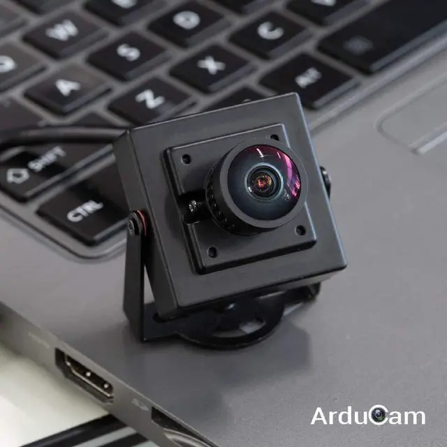 Alt view image 3 of 5 - Arducam 1080P Low Light WDR USB Camera Module with Metal Case, 2MP 1/2.8" CMOS IMX291 160 Degree Ultra Wide Angle Mini UVC Webcam Board with Microphone