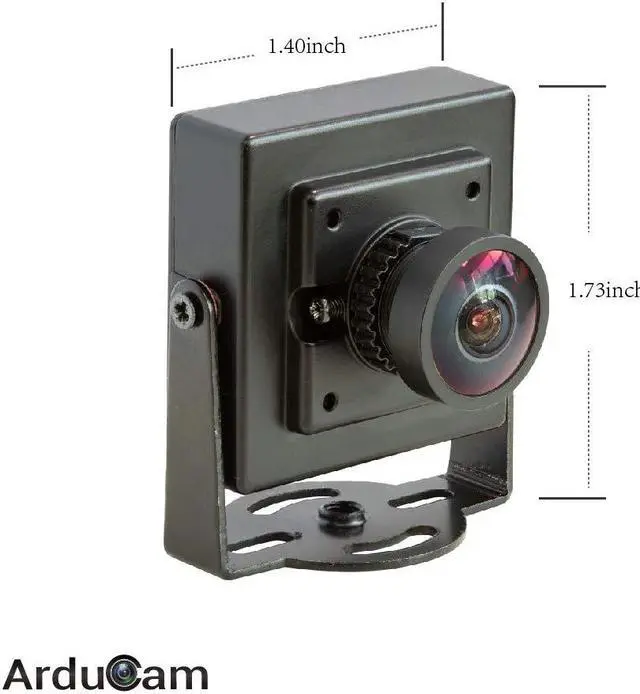 Alt view image 5 of 5 - Arducam 1080P Low Light WDR USB Camera Module with Metal Case, 2MP 1/2.8" CMOS IMX291 160 Degree Ultra Wide Angle Mini UVC Webcam Board with Microphone