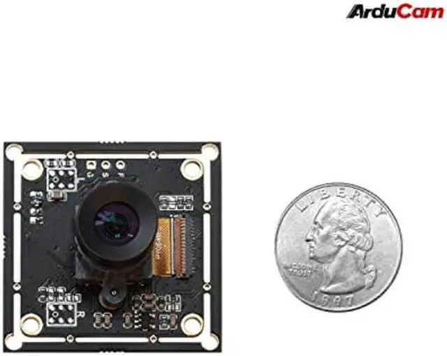 Alt view image 4 of 5 - Arducam 2MP Global Shutter USB Camera, 50fps OV2311 Monochrome UVC Webcam Module with Low Distortion M12 Lens Without Microphones, Compatible with Windows, Linux, Android and Mac OS
