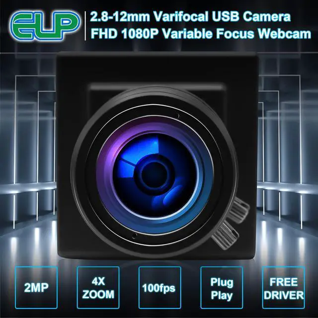 Alt view image 4 of 5 - IEights Webcamera_USB Manual Zoom USB Camera for Computer Mini UVC USB2.0 Webcam 1080P Lightburn Camera 2.8-12mm Varifocal Camera for PC Industrial Close Up Camera for Raspberry Pi Jetson Nano