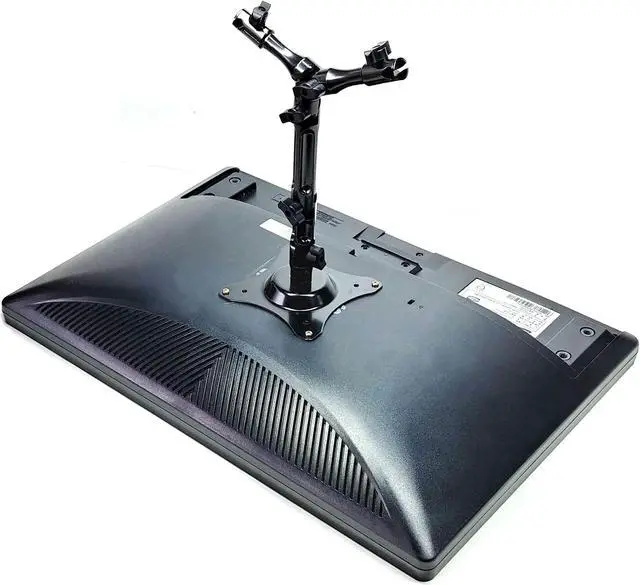 Alt view image 5 of 5 - All Sturdy Aluminum Alloy Metal Short Length Type TV/Monitor headrest Mount Bracket with a Steel Plate That has 75 & 100mm VESA Standard Holes
