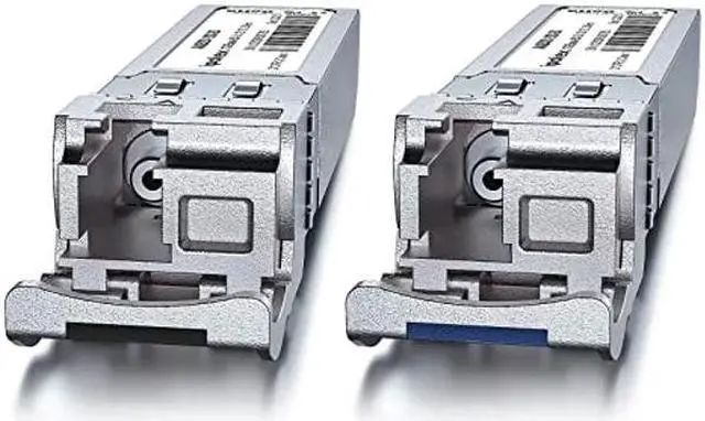 Main image of a Pair of 10GBase-BIDI Transceiver Compatible with Cisco SFP-10G-BXD-I/SFP-10G-BXU-I, 10G SFP+ BiDi 1330nm-TX/1270nm-RX, SMF, up to 20 km, for Cisco, Ubiquiti UniFi, Mikrotik, Netgear,D-Link and More