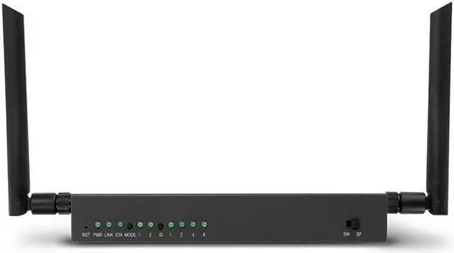 Alt view image 2 of 5 - IOGEAR Long Range Wireless Switch/Splitter Transmitter for GWLRSSKIT4K Kit, HDMI UHD 4K@60Hz Support, Up to 600 ft/182 m with IR, RS-232 and Keyboard Mouse Extender, Transmitter only (GWLRSSKIT4KTX)