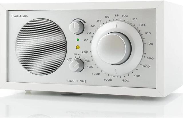 Alt view image 2 of 4 - Tivoli Audio Model One AM/FM Table Radio in White/Silver