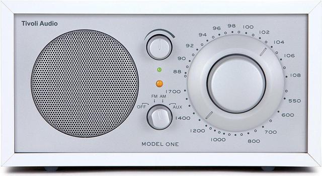Main image of Tivoli Audio Model One AM/FM Table Radio in White/Silver