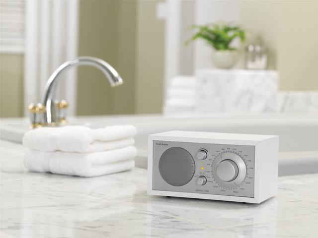 Alt view image 4 of 4 - Tivoli Audio Model One AM/FM Table Radio in White/Silver