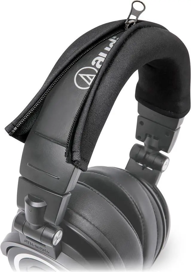 Alt view image 3 of 5 - WC PadZ & BandZ Bundle - Replacement Earpads and Headband Cover for ATH M50X and M Series Headphones | Black & Black