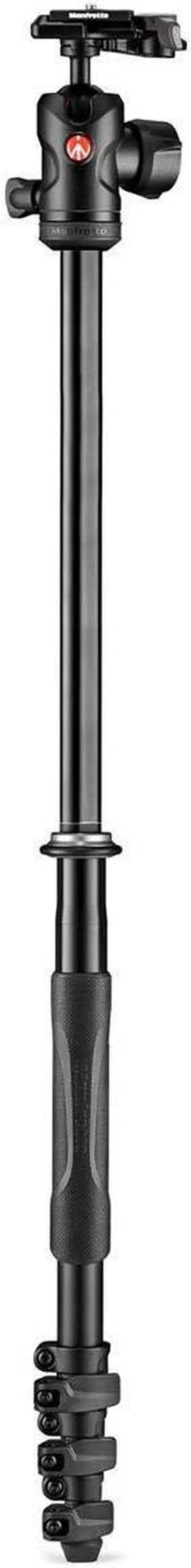 Alt view image 4 of 5 - Manfrotto MKBFRLA4B-BHM Befree Advanced 2N1 Travel Tripod with Monopod, Lever Lock, Tripod Bag, Plate and Ball Head Included for Canon, Nikon, Sony, DSLR, CSC, Mirrorless, Up to 9kg, Aluminium