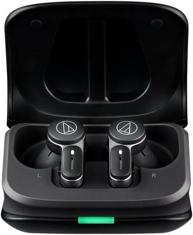 Alt view image 3 of 5 - Audio-Technica ATH-TWX7BK Wireless Earbuds, Black