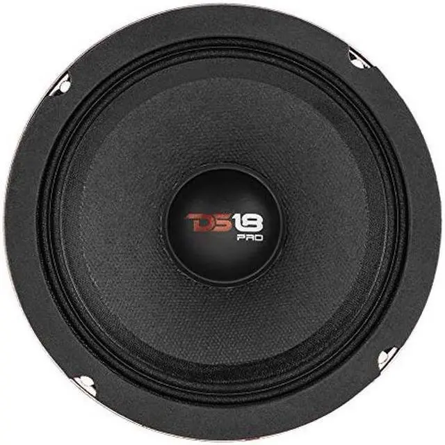 Alt view image 2 of 5 - DS18 PRO-X5.4M Loudspeaker - 5.25", Midrange, Red Aluminum Bullet, 300W Max, 150W RMS, 4 Ohms - Premium Quality Audio Door Speakers for Car or Truck Stereo Sound System (1 Speaker)