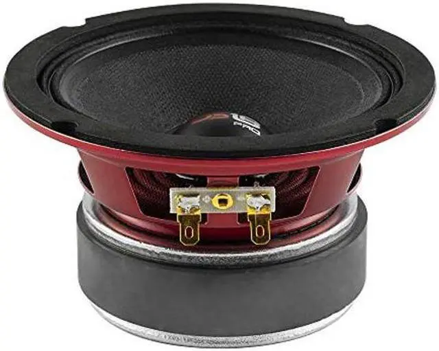 Alt view image 3 of 5 - DS18 PRO-X5.4M Loudspeaker - 5.25", Midrange, Red Aluminum Bullet, 300W Max, 150W RMS, 4 Ohms - Premium Quality Audio Door Speakers for Car or Truck Stereo Sound System (1 Speaker)