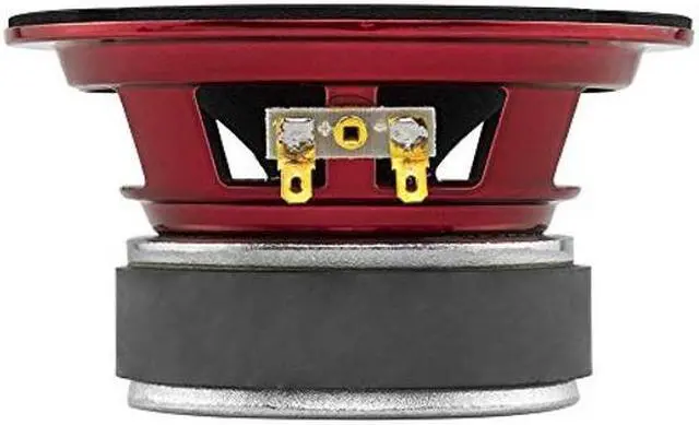 Alt view image 4 of 5 - DS18 PRO-X5.4M Loudspeaker - 5.25", Midrange, Red Aluminum Bullet, 300W Max, 150W RMS, 4 Ohms - Premium Quality Audio Door Speakers for Car or Truck Stereo Sound System (1 Speaker)