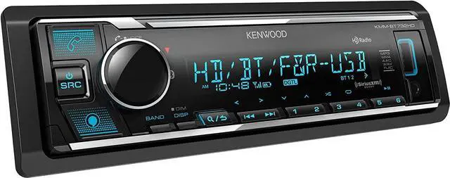 Alt view image 3 of 4 - KENWOOD KMM-BT732HD Bluetooth Digital Media Car Stereo Receiver Supports  Alexa Plus SXV300V1 SiriusXM Tuner