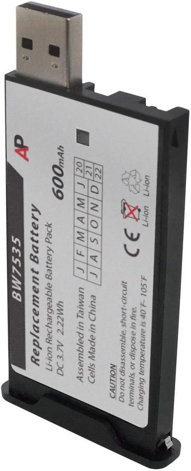 Main image of Artisan Power Replacement BW7535 Battery for Poly (Polycom) RealPresence Remote Control (Group Series 300, 310, 500, 700, HDX)