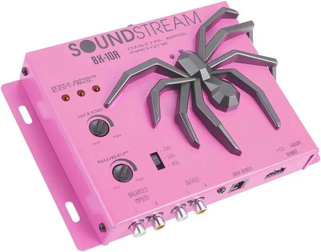 Alt view image 3 of 5 - SOUNDSTREAM BX-10X | Bass Processor - Digital Sound Restoration, Maximizer and Reproducer - Car Audio Booster (PINK)