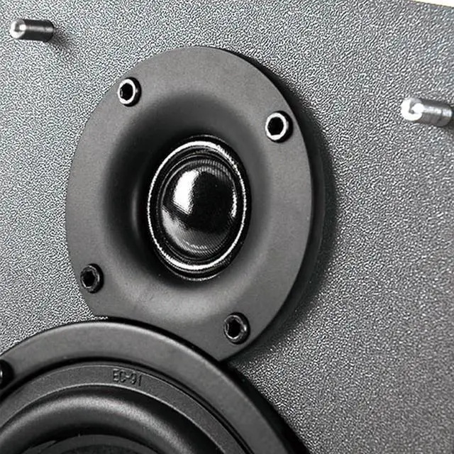 Alt view image 2 of 5 - Edifier R1700BT Bluetooth Bookshelf Speakers - Active Near-Field Studio Monitors - Powered Speakers 2.0 Setup Wooden Enclosure - 66w RMS -White