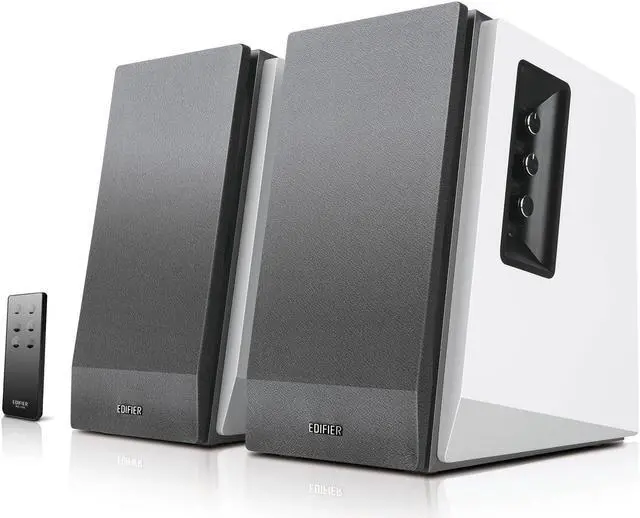 Main image of Edifier R1700BT Bluetooth Bookshelf Speakers - Active Near-Field Studio Monitors - Powered Speakers 2.0 Setup Wooden Enclosure - 66w RMS -White