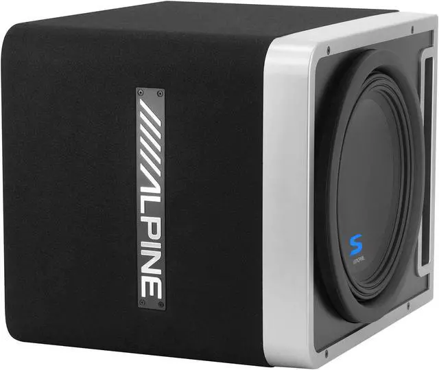 Alt view image 2 of 5 - Alpine S-SB12V Pre-Loaded S-Series 12-inch Subwoofer Enclosure