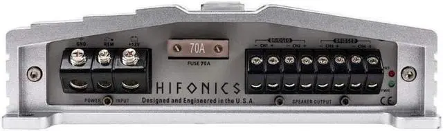 Alt view image 2 of 3 - Hifonics Zeus 1200WATTS 4 Channel@4OHM