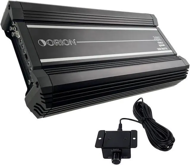 Main image of Orion XTR1500.5 XTR Series 1500 Watt 5-Channel Amp 125W x 4 at 2-Ohms Plus 1000W x 1 at 1-Ohm Class A/B+Class-D 5th Channel w/Remote Bass Knob High Performance Amplifier Made in Korea