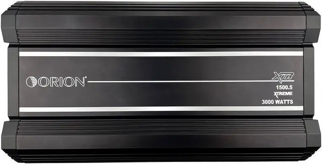 Alt view image 2 of 5 - Orion XTR1500.5 XTR Series 1500 Watt 5-Channel Amp 125W x 4 at 2-Ohms Plus 1000W x 1 at 1-Ohm Class A/B+Class-D 5th Channel w/Remote Bass Knob High Performance Amplifier Made in Korea