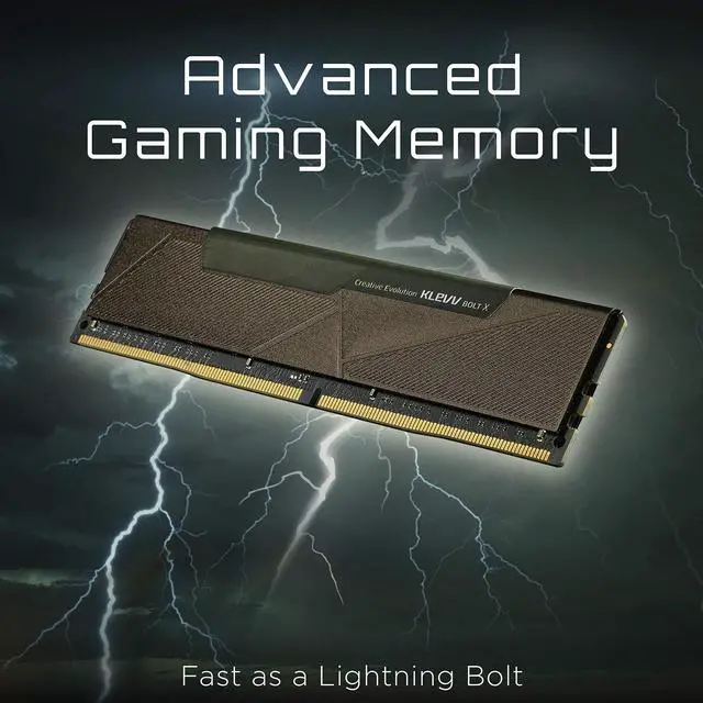 Alt view image 2 of 5 - KLEVV Bolt X DDR4 32GB (2x16GB) 3600MHz CL18 1.35V Gaming Desktop Ram Memory SK Hynix Chip XMP 2.0 Ready (KD4AGUA80-36A180U)