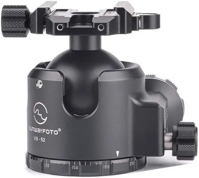 Main image of SUNWAYFOTO Tripod Ball Head XB 52 Low Profile Tilt Black