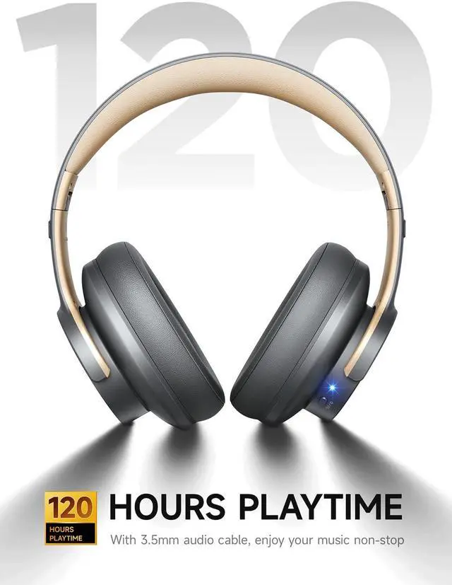 Alt view image 5 of 5 - Picun [(3PACK)]  B8 Headphones Wireless Bluetooth Pink & Cyan & Gray