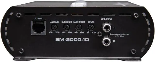Alt view image 3 of 5 - Autotek Street Machine SM-2000.1D 2000 Watt Monoblock Car Audio Amplifier - High Output, Class D, 2 and 4 Ohm Stable, Low Level Input, Mosfet Power Supply
