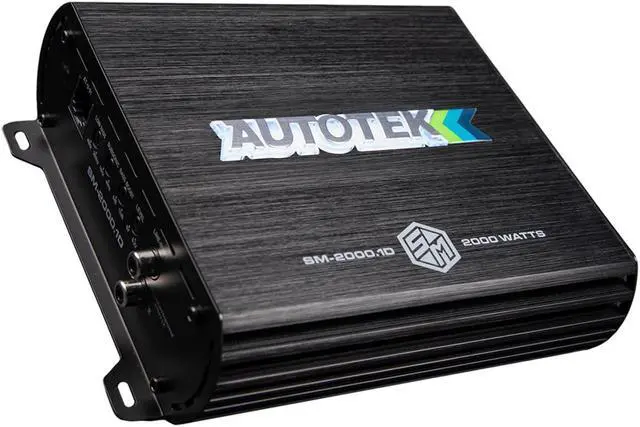 Main image of Autotek Street Machine SM-2000.1D 2000 Watt Monoblock Car Audio Amplifier - High Output, Class D, 2 and 4 Ohm Stable, Low Level Input, Mosfet Power Supply
