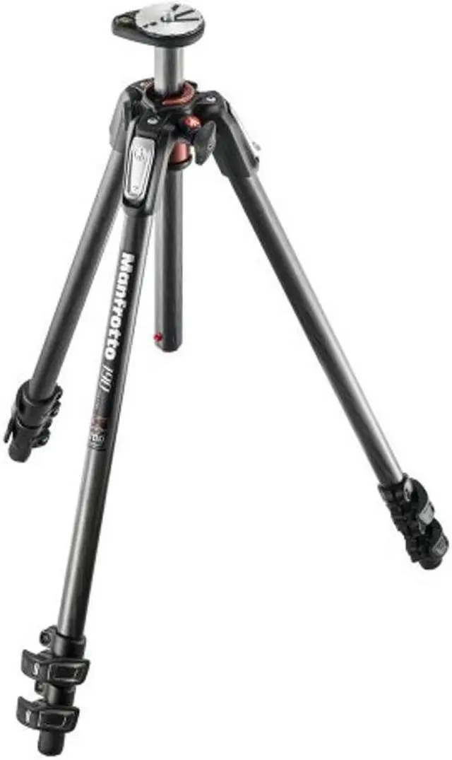 Main image of Manfrotto 190XPRO Carbon Fiber 3-Section Tripod (MT190CXPRO3),Black