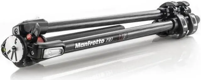 Alt view image 2 of 5 - Manfrotto 190XPRO Carbon Fiber 3-Section Tripod (MT190CXPRO3),Black